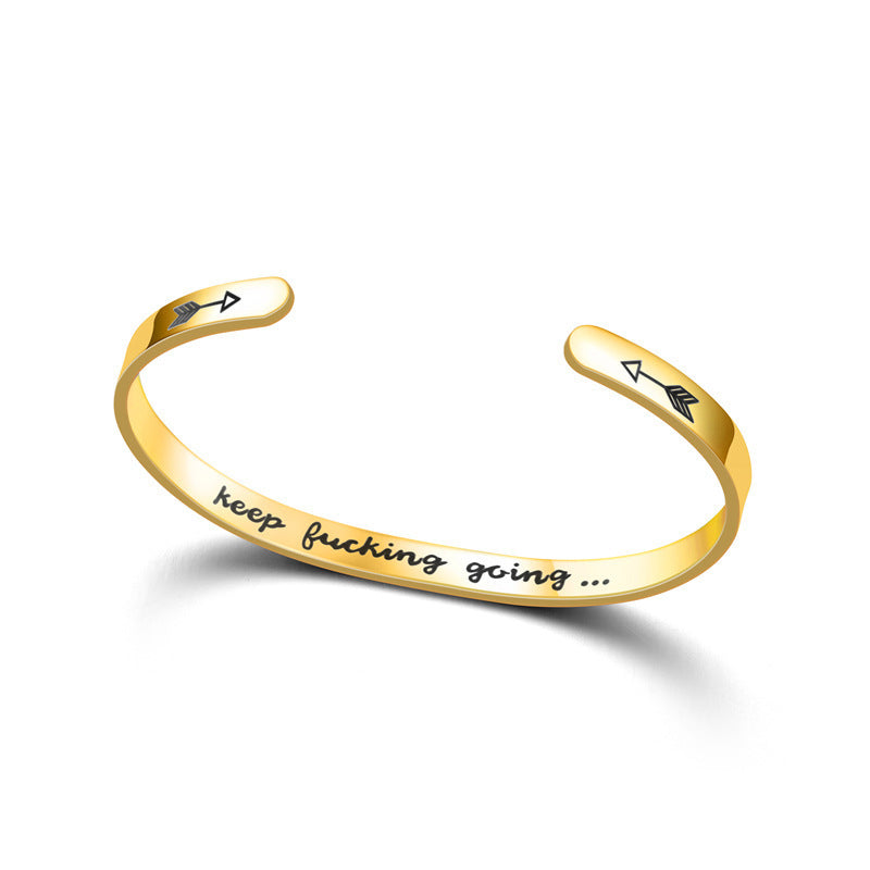 Brazalete de acero de acero inoxidable de forma de acero inoxidable al por mayor